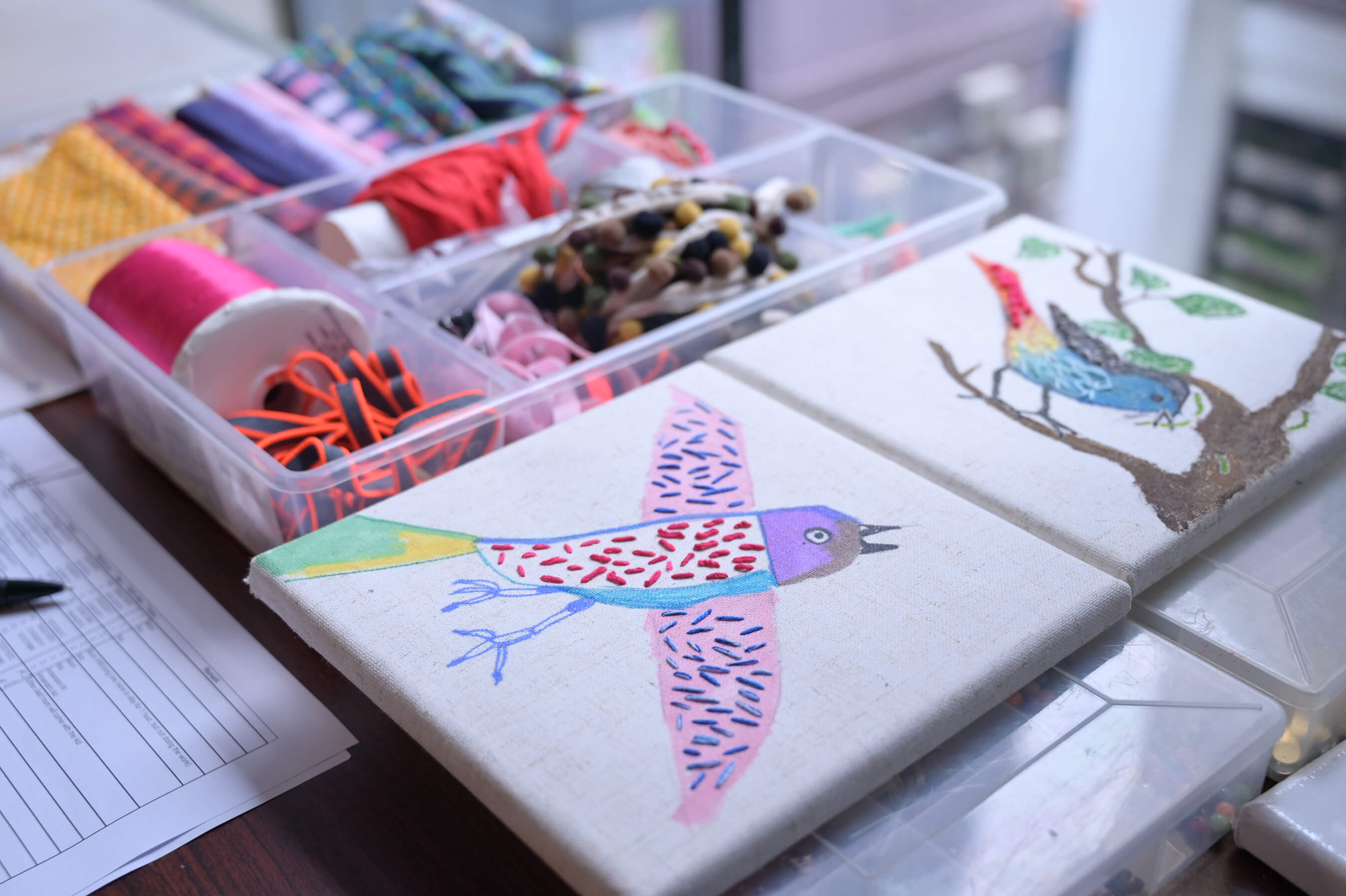 Design Spectrum 設計光譜 - Embroidery Bird Workshop for Parents & Kids