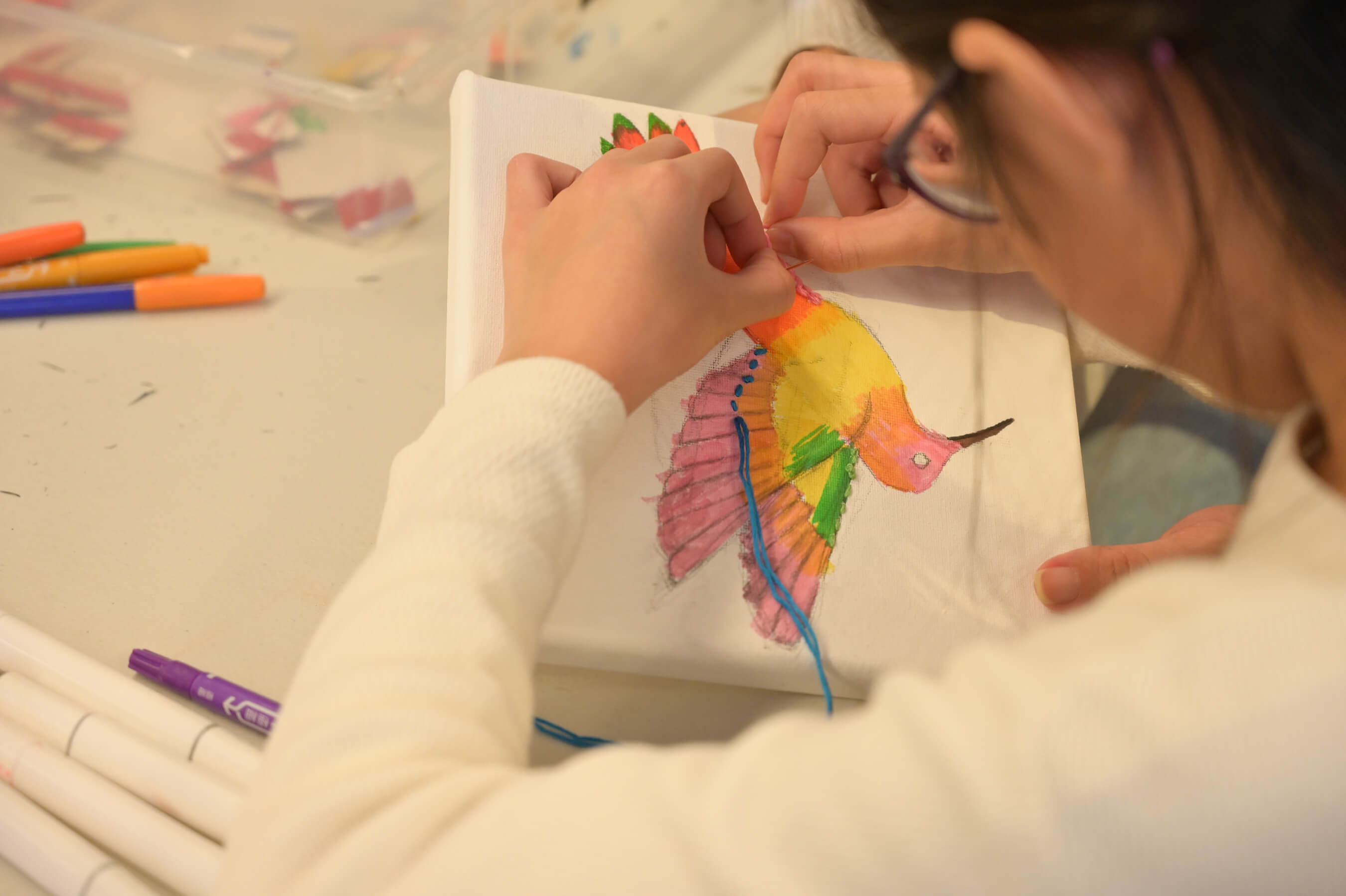Design Spectrum 設計光譜 - Embroidery Bird Workshop for Parents & Kids